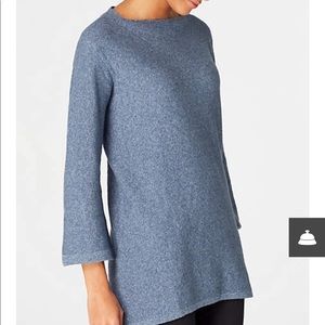 Pure Jill Textured Bell Sleeve Sweater Tunic